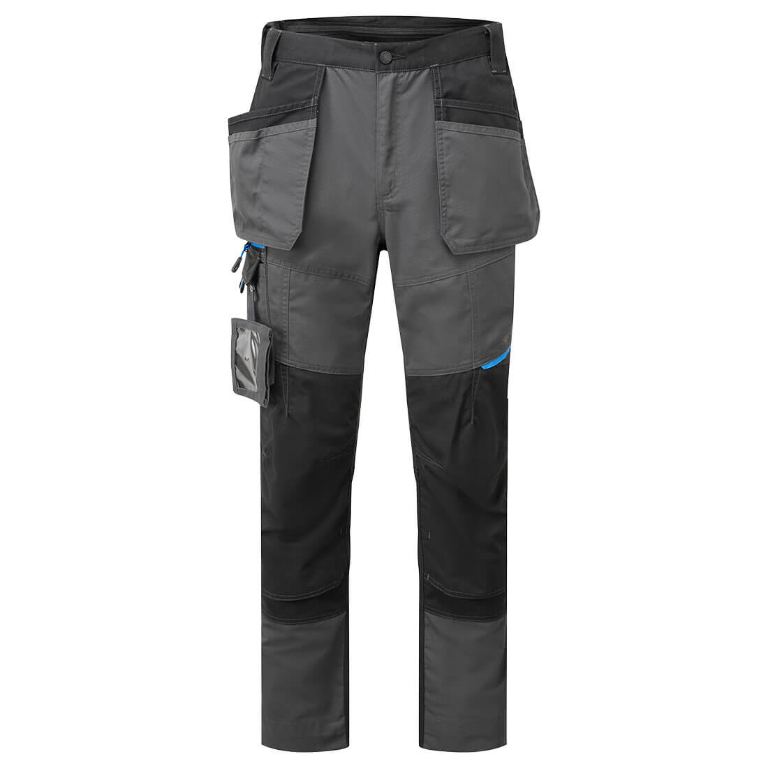 WX3 Slim Fit Arbeitsbundhose mit Holstertaschen - Metallgrau (MGR)