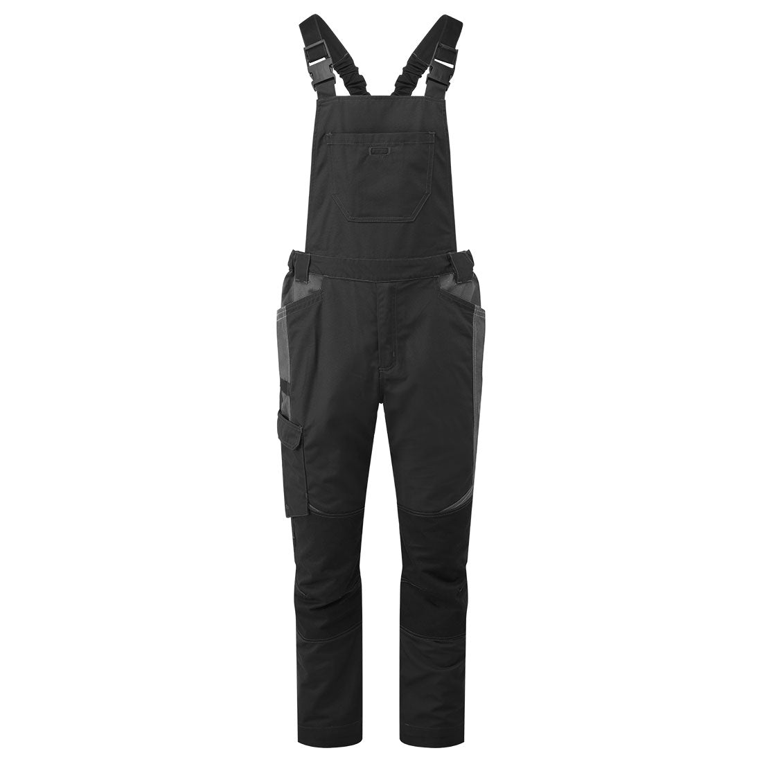 WX3 Latzhose für Industriewäsche - Schwarz (BKR)