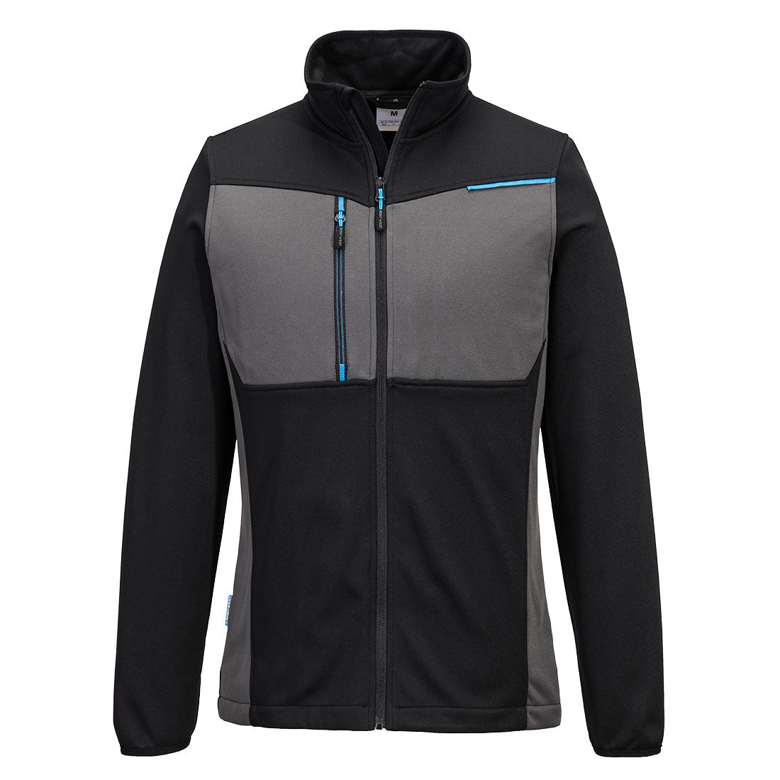 WX3 Tech Fleecejacke mit Reißverschluss - Schwarz (BKR)