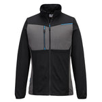 WX3 Tech Fleecejacke mit Reißverschluss - Schwarz (BKR)