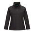 Damen Print und Promo Softshelljacke (2L) - Schwarz (BKR)
