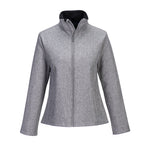 Damen Print und Promo Softshelljacke (2L) - Graphitgrau (GMR)