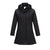 Carla Damen Softshellmantel mit Kapuze (3L) - Schwarz (BKR)