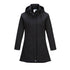 Carla Damen Softshellmantel mit Kapuze (3L) - Schwarz (BKR)