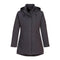 Carla Damen Softshellmantel mit Kapuze (3L) - Anthrazitgrau (CGR)