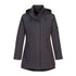 Carla Damen Softshellmantel mit Kapuze (3L) - Anthrazitgrau (CGR)