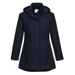 Carla Damen Softshellmantel mit Kapuze (3L) - Marine (NAR)
