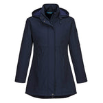 Carla Damen Softshellmantel mit Kapuze (3L) - Marine (NVR)