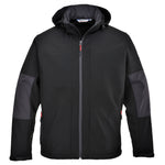 Softshell Jacke mit Kapuze (3L) - Schwarz (BKR)