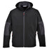 Softshell Jacke mit Kapuze (3L) - Schwarz (BKR)