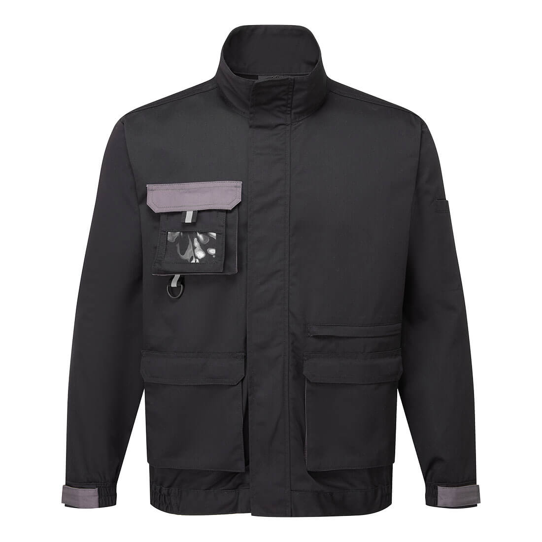 Portwest Texo Kontrast-Jacke - Schwarz (BKR)