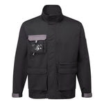 Portwest Texo Kontrast-Jacke - Schwarz (BKR)