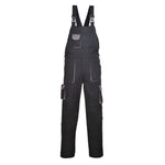 Portwest Texo Kontrast Latzhose - Schwarz (BKR)