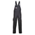 Portwest Texo Kontrast Latzhose - Schwarz (BKR)