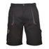 Portwest Texo Kontrast-Shorts - Schwarz (BKR)