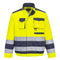 Lille Hi-Vis Kontrast Pilotjacke - Gelb/Marine (YNR)