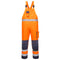 Dijon Hi-Vis Kontrast Latzhose - Orange/Marine (ONR)