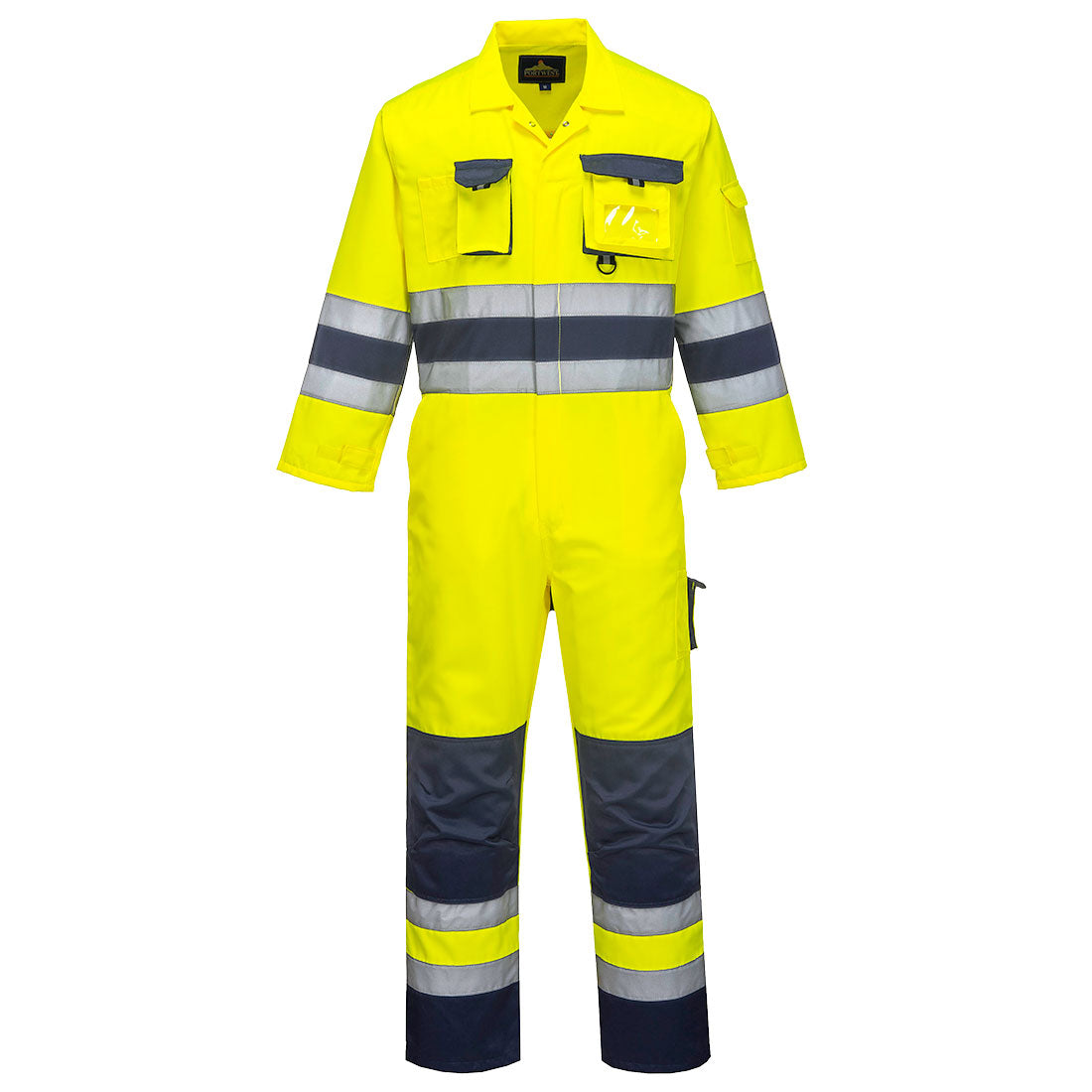 Nantes Warnschutzoverall - Gelb/Marine (YNR)