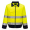 Madrid Hi-Vis Kontrast Pilotjacke - Gelb/Marine (YNR)