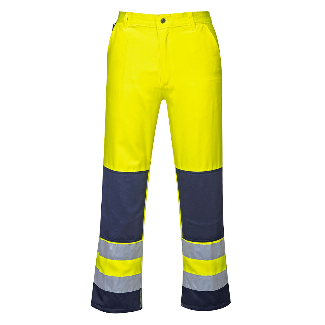 Sevilla Hi-Vis Kontrast Arbeitshose - Gelb/Marine (YNR)