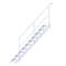 Typ 495 Treppe aus Aluminium, Neigung: 45°