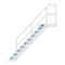 Typ 495.8 Treppe mit Podest, Neigung: 45°