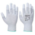 Antistatischer PU Handschuh für Verkaufsautomaten - Grau (G7R)
