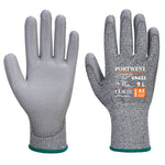 MR Cut PU Palm Handschuh für Verkaufsautomaten - Grau (G7R)