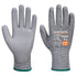 MR Cut PU Palm Handschuh für Verkaufsautomaten - Grau (G7R)