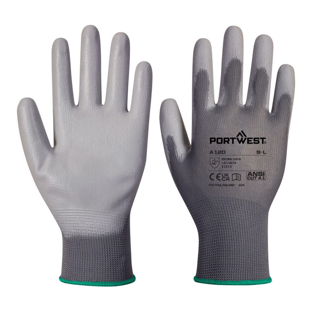 Verkaufsautomaten PU Palm Handschuh (288 Paar) - Grau (G7R)