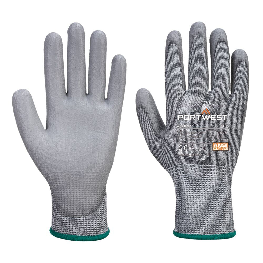 Verkaufsautomaten Schnittschutz C13 PU Handschuh (144 Paar) - Grau (G7R)