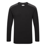 Two-Tone T-Shirt L/S - Schwarz/Grau (BYR)