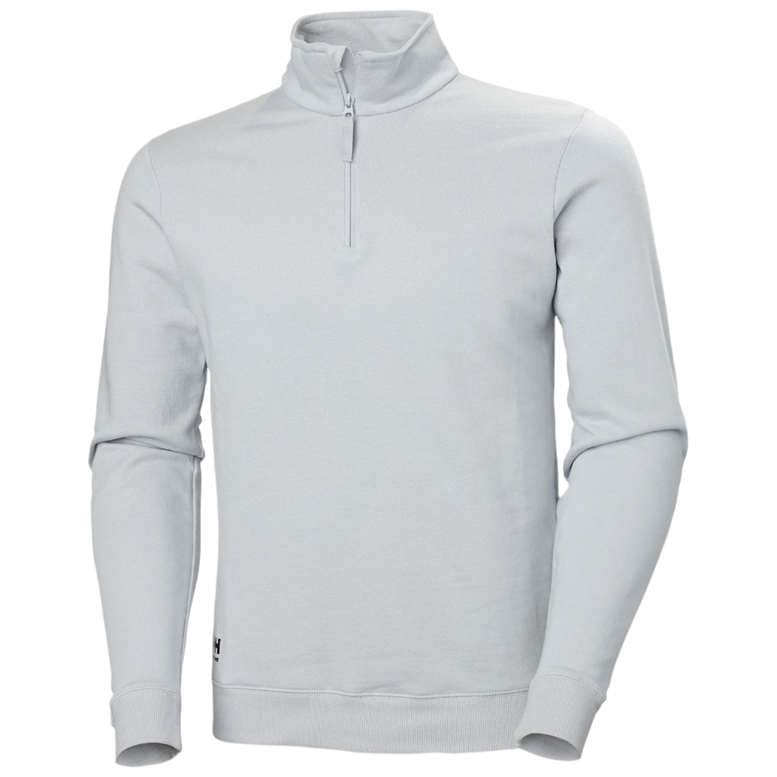 Klassisches Sweatshirt mit halbem Reißverschluss