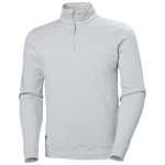 Klassisches Sweatshirt mit halbem Reißverschluss