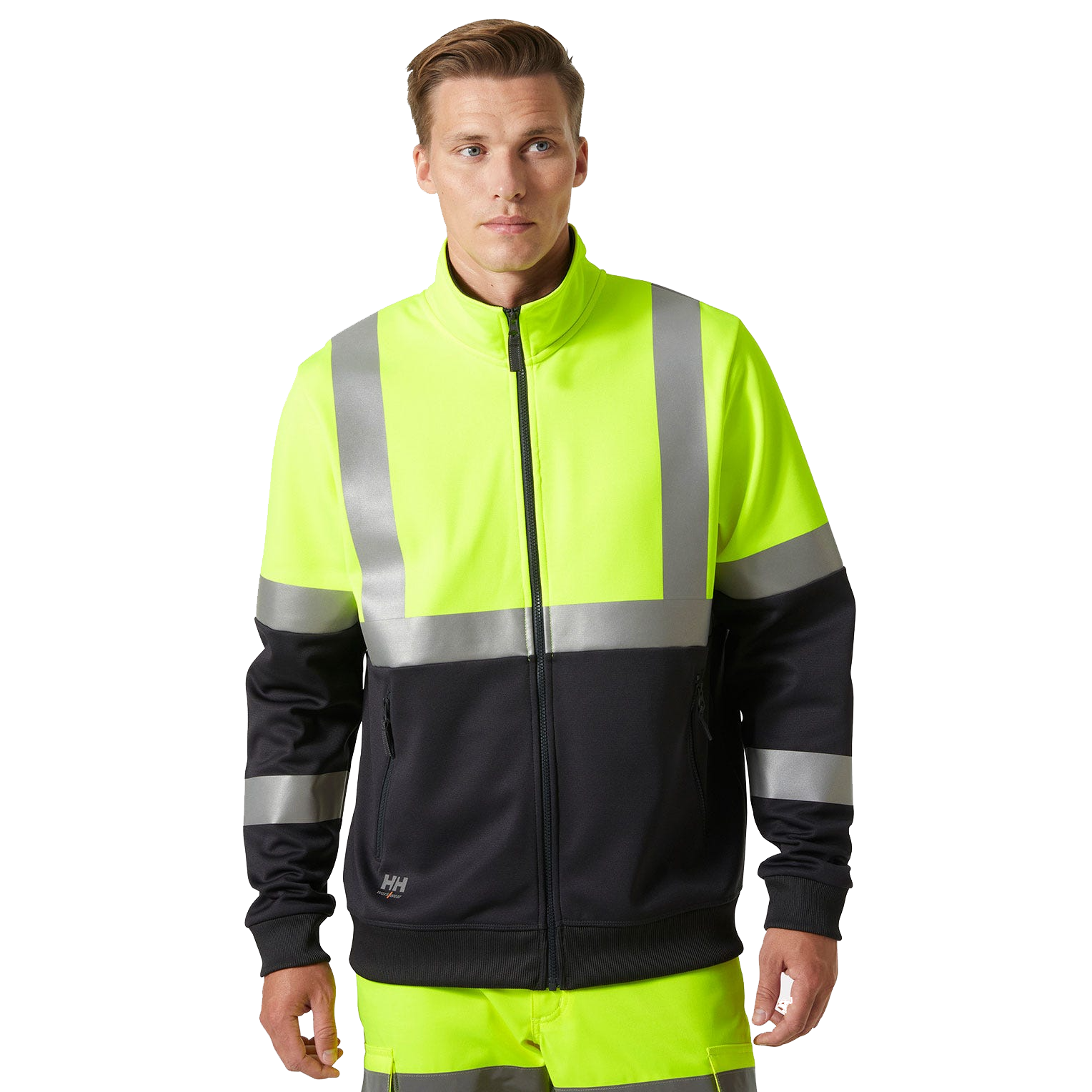 Addvis Hi Vis Sweatshirt mit Reißverschluss Klasse 1