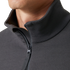 Klassisches Sweatshirt mit halbem Reißverschluss