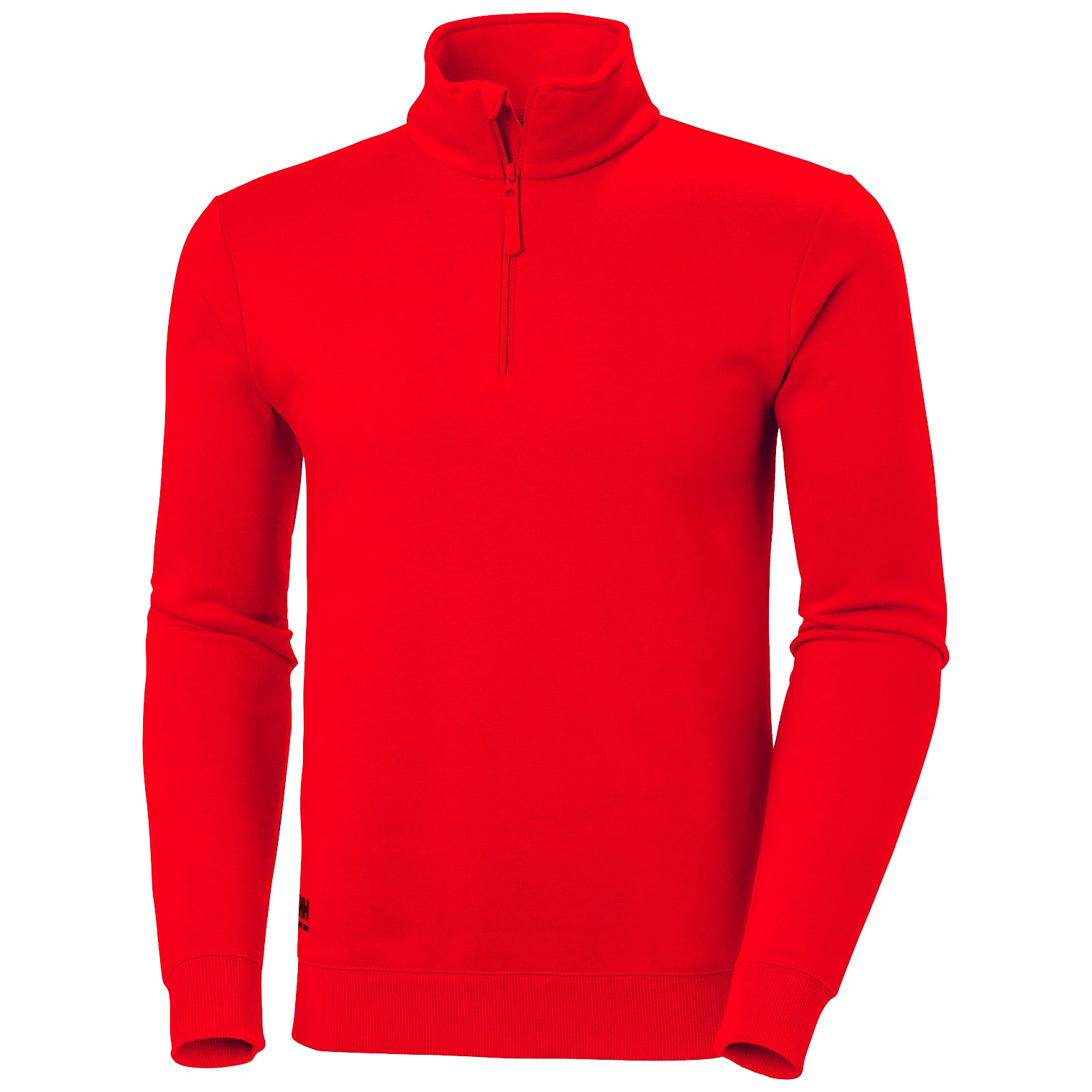Klassisches Sweatshirt mit halbem Reißverschluss