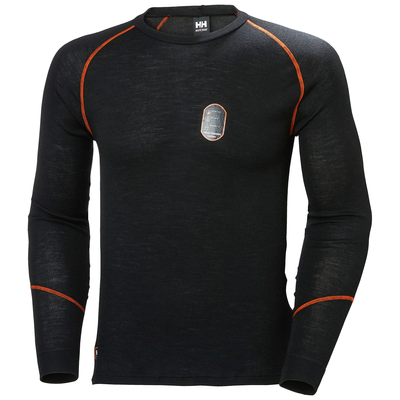 Fakse Flammhemmender Langarmpullover mit Rundhalsausschnitt - MELTEC GmbH