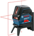 GCL 2-15 Professional Kombilaser mit 3 x Batterie (AA), Laserzieltafel