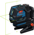 GCL 12V-50-22 CG Professional Kombilaser in L-BOXX 136 mit 1 Akku GBA 12V 2.0Ah, Laserzieltafel
