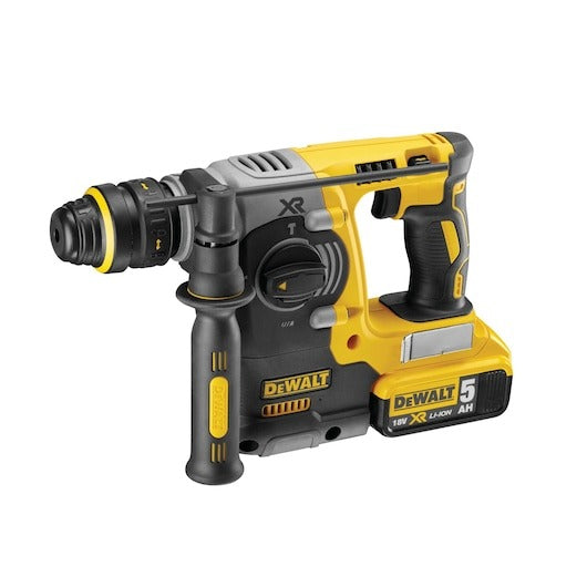 DCH274P2T-QW - 18 Volt / 5 Ah SDS-plus Akku-Kombihammer 24mm (bürstenlos), 2,1 Joule, SSBF