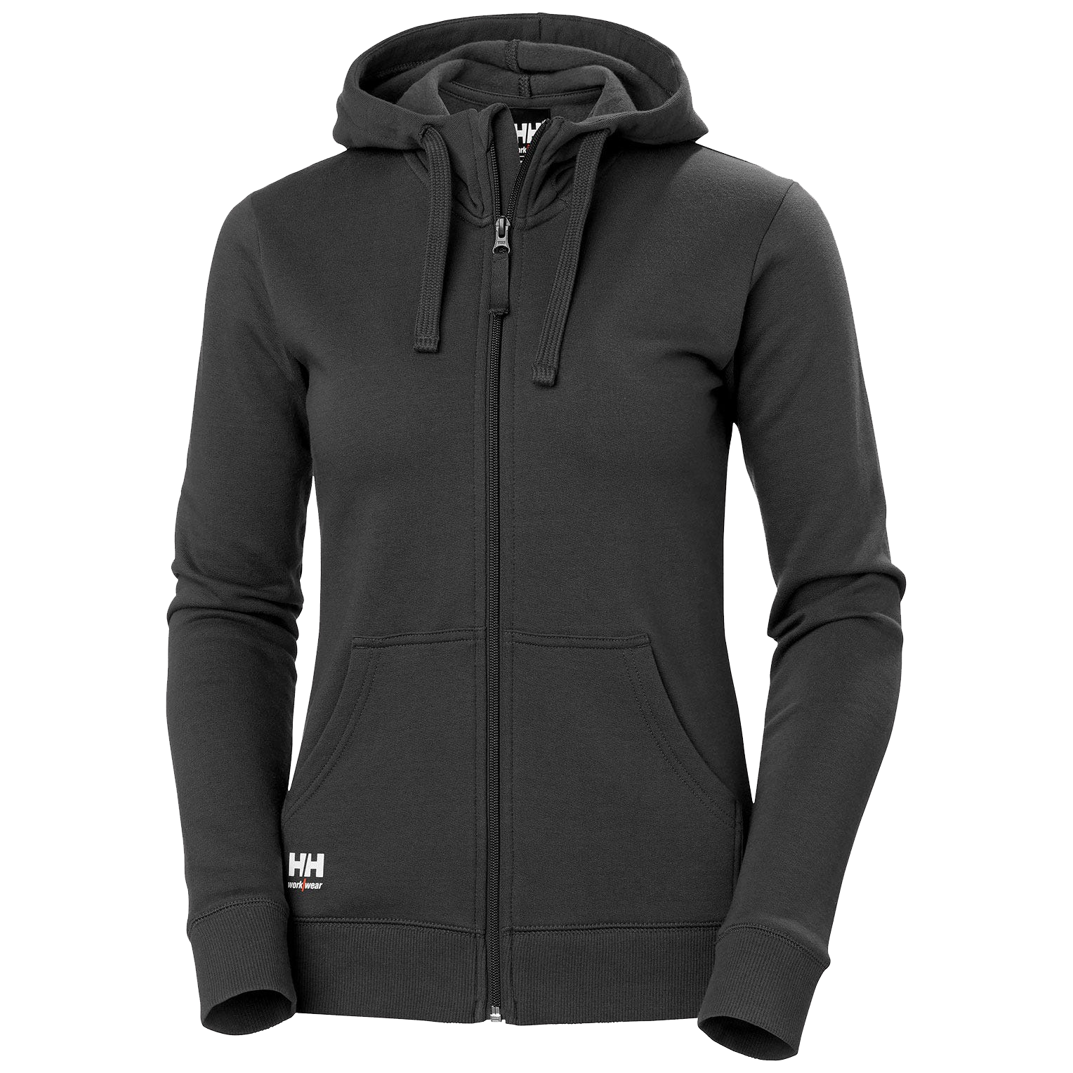 Klassischer Damen-Kapuzenpullover mit Reißverschluss