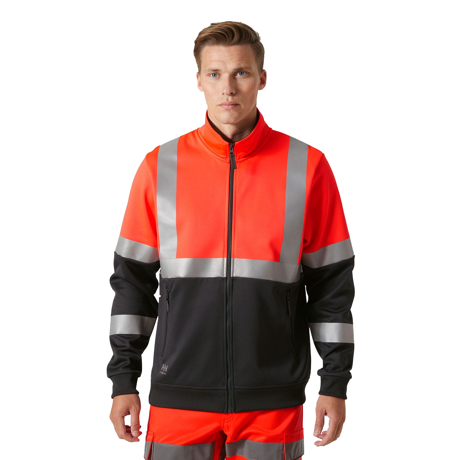 Addvis Hi Vis Sweatshirt mit Reißverschluss Klasse 1