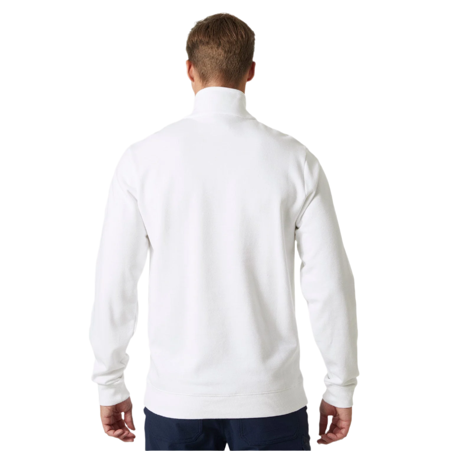 Klassisches Sweatshirt mit halbem Reißverschluss