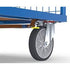 Tischwagen 850x500 - 3 Ladeflächen, Griff waagerecht, 2 Lenkrollen