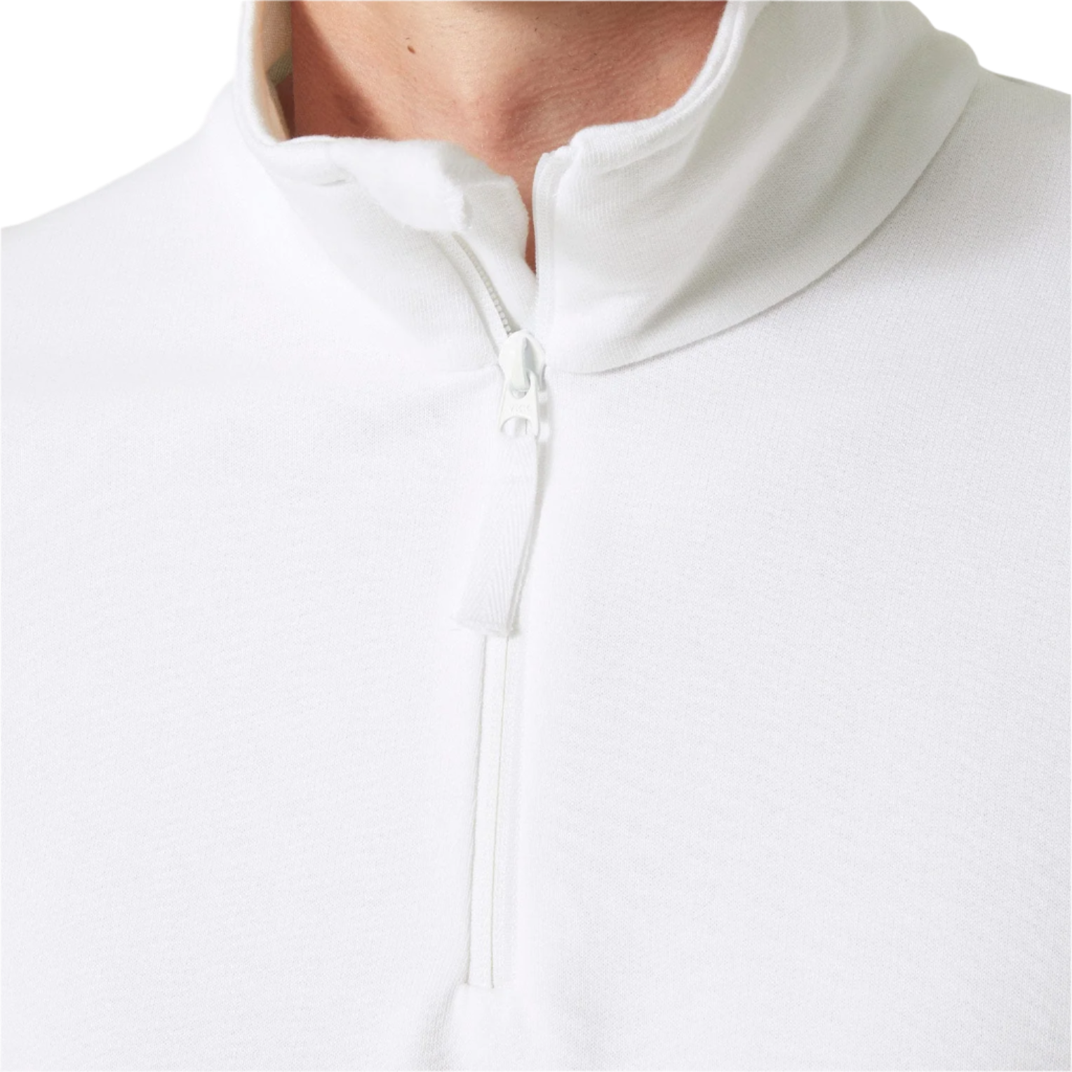 Klassisches Sweatshirt mit halbem Reißverschluss