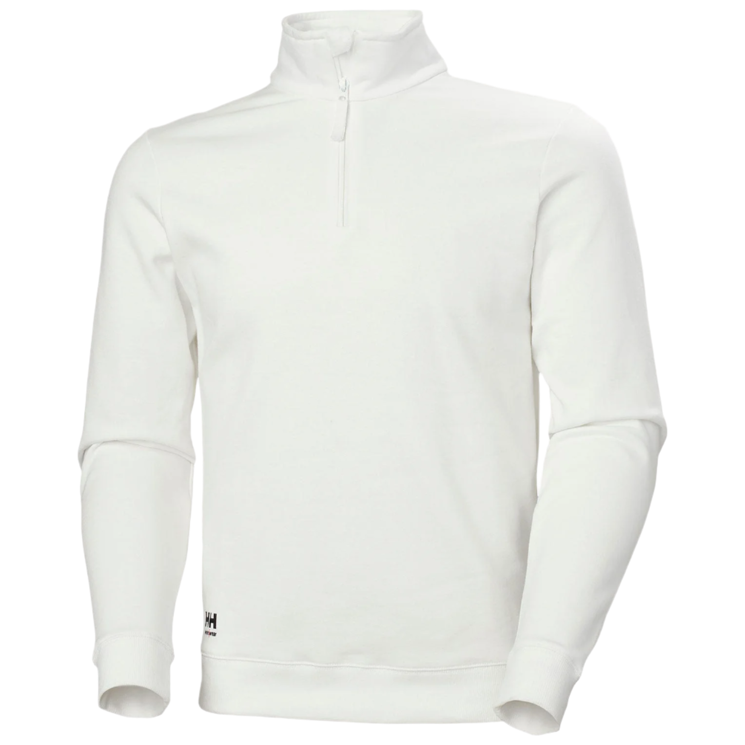 Klassisches Sweatshirt mit halbem Reißverschluss