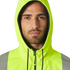 Addvis Hi Vis Kapuzenpullover mit Reißverschluss