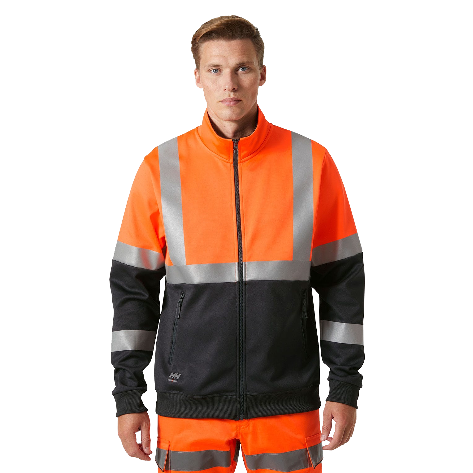 Addvis Hi Vis Sweatshirt mit Reißverschluss Klasse 1