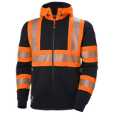 ICU Hi Vis Kapuzenpullover mit Reißverschluss